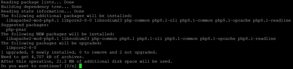 Install PHP 8.1