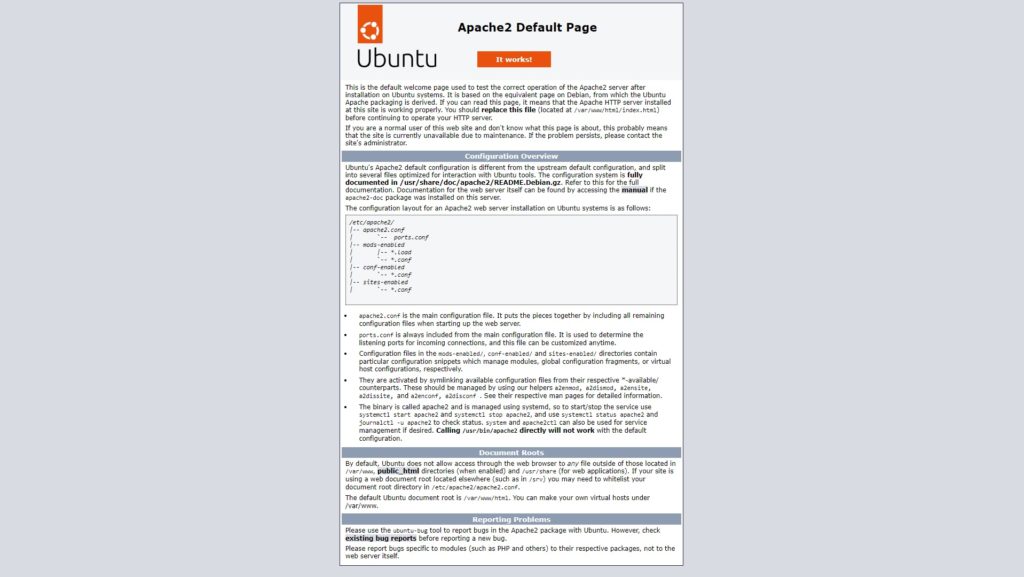 Apache2 on Ubuntu 22.04