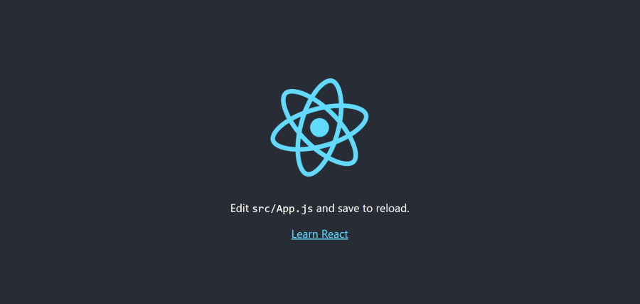React Application Home Page