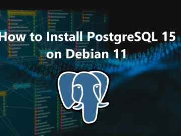 PostgreSQL 15 on Debian 11