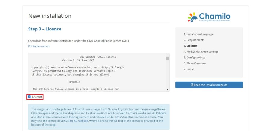 Chamilo License