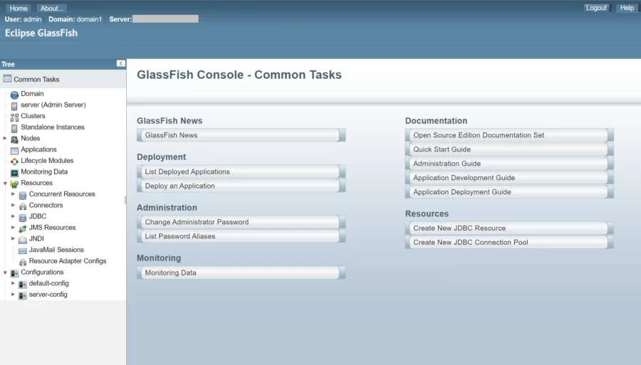 GlassFish Console