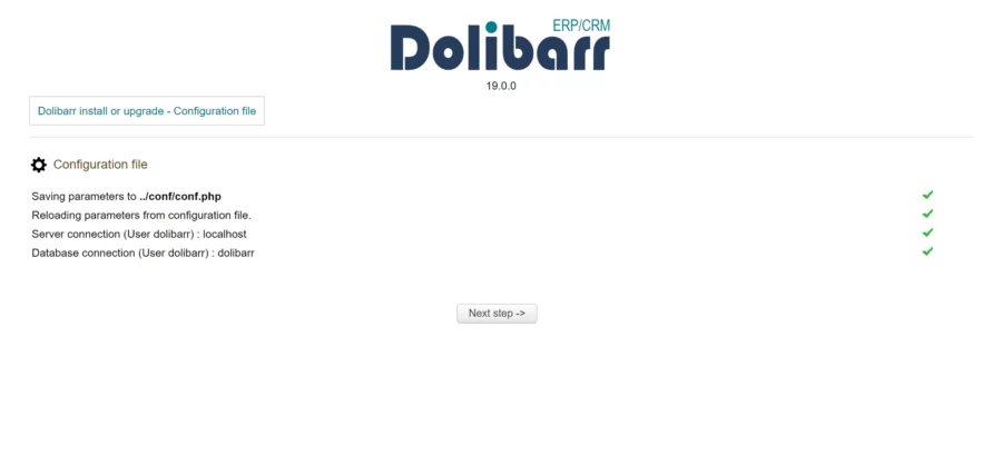 Dolibarr Configuration